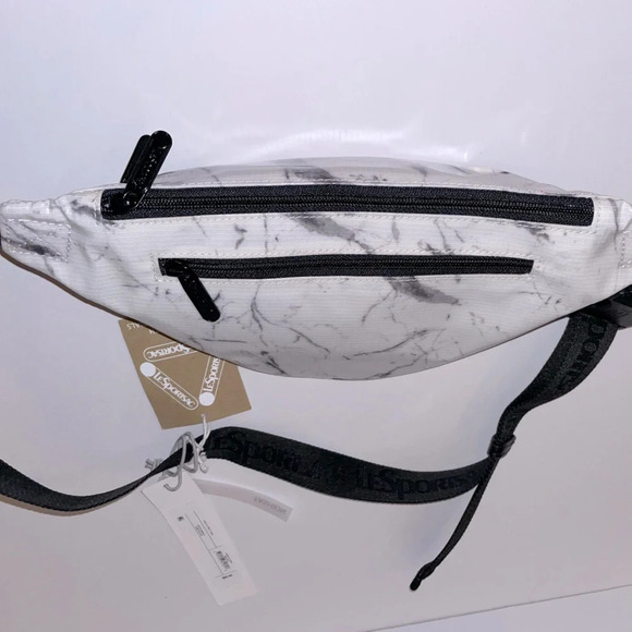 Marble Faux Leather Adjustable Fanny Pack - Picture 4 of 5